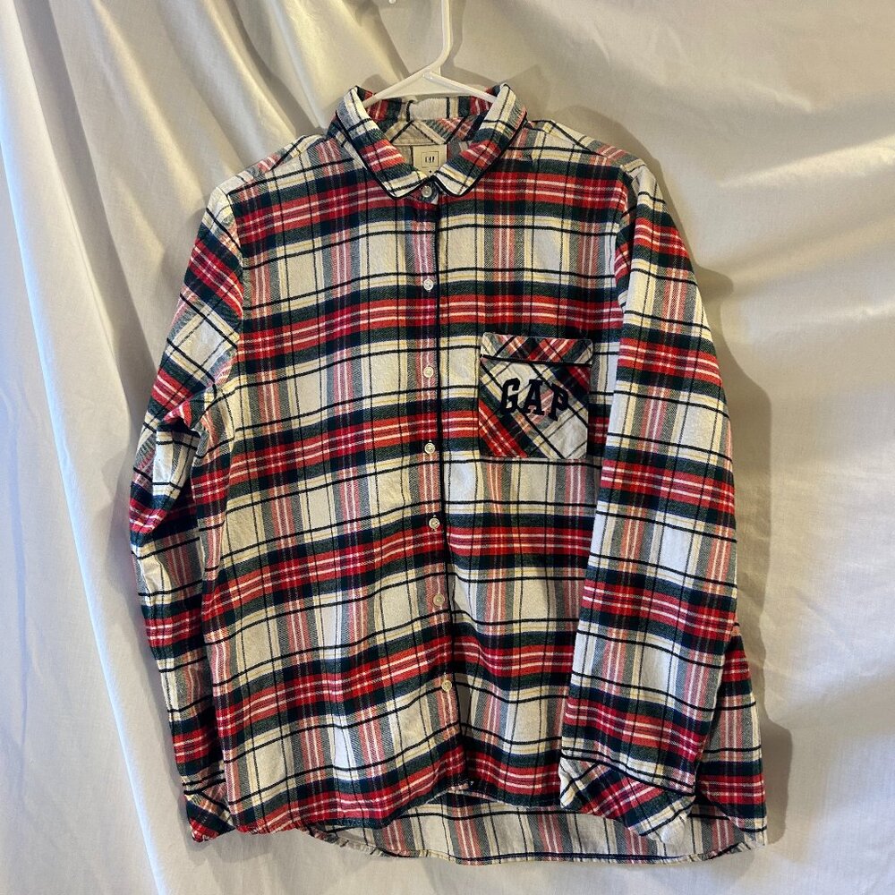 Red Plaid Sleep Shirt